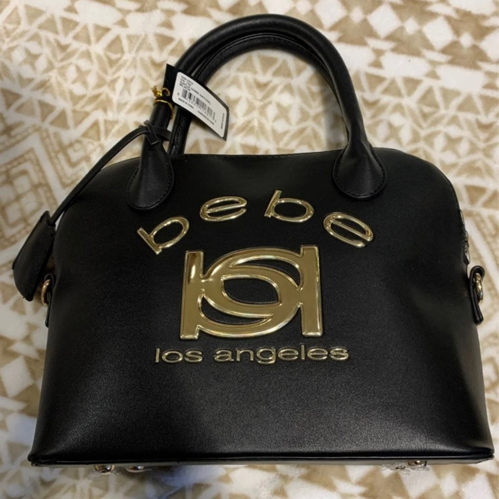 Bebe black satchel